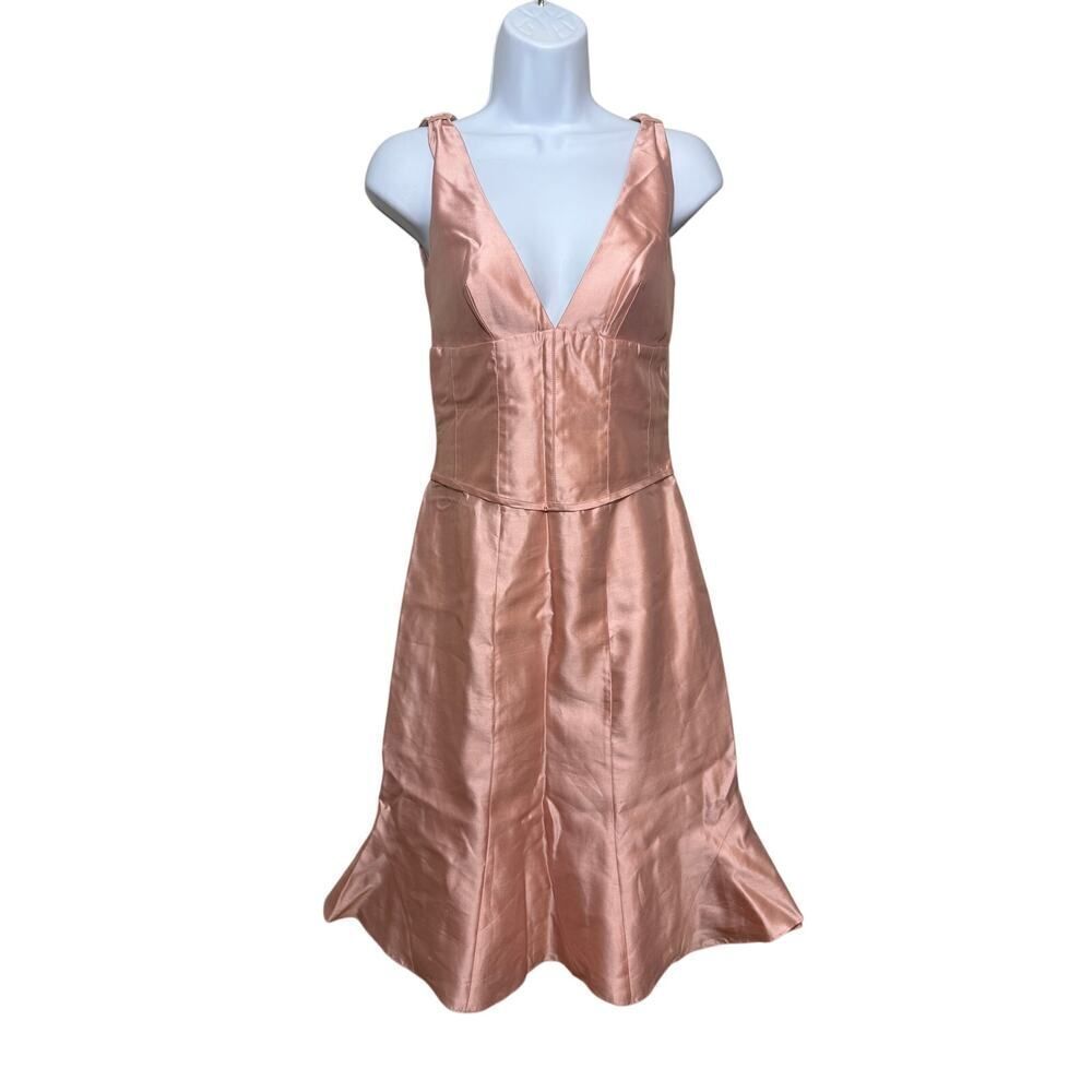Luca Luca Silk Sleeveless Dress Made in Italy Sz. 44 (US S)
